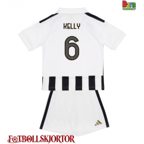 Juventus Lloyd Kelly #6 Hemmakläder Barn 2026-27 Kortärmad (+ Korta byxor)